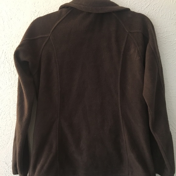 Women’s Columbia Fleece Brown Jacket - Picture 3 of 7
